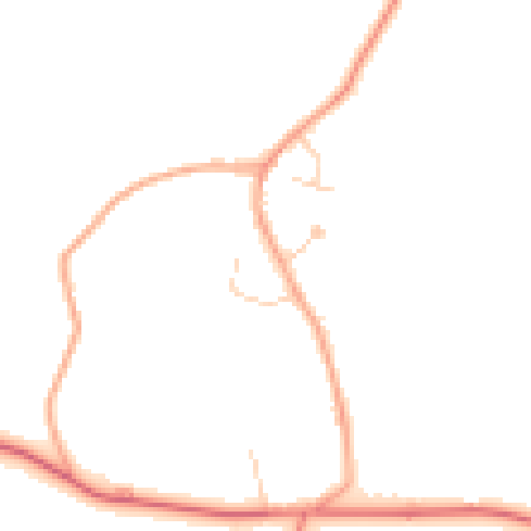 Daytime road noise heatmap for SL6 2PB