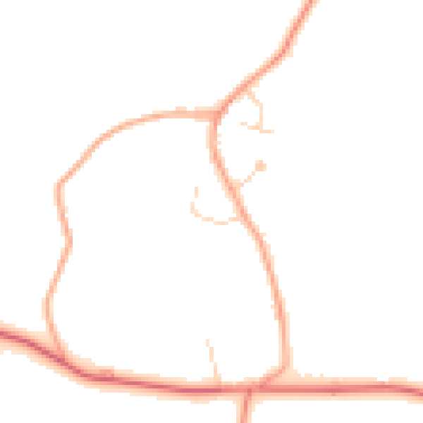 Daytime road noise heatmap for SL6 2PD