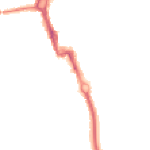 Night-time road noise heatmap for SL6 2PS