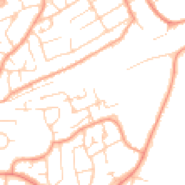 Daytime road noise heatmap for SL6 2RW