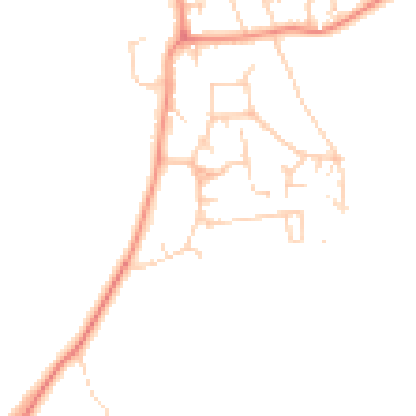 Daytime road noise heatmap for SL6 3HZ