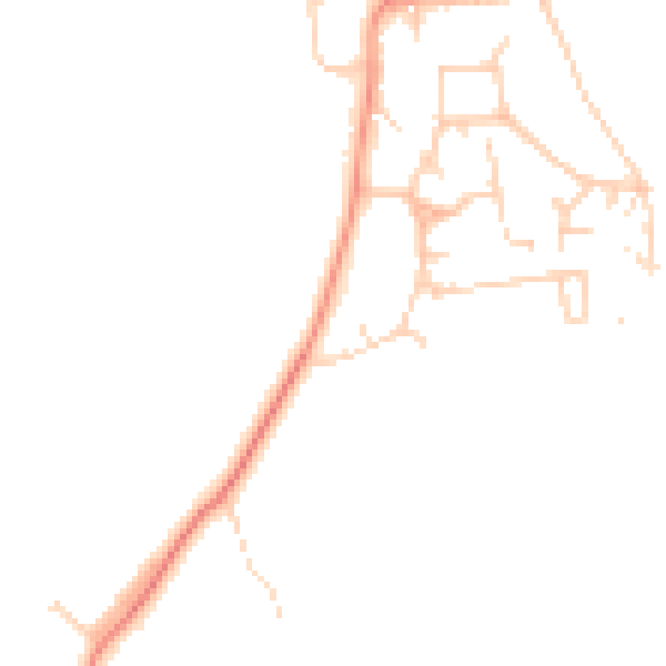 Daytime road noise heatmap for SL6 3JD
