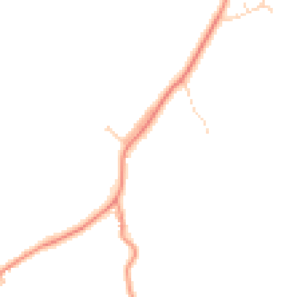Daytime road noise heatmap for SL6 3JE