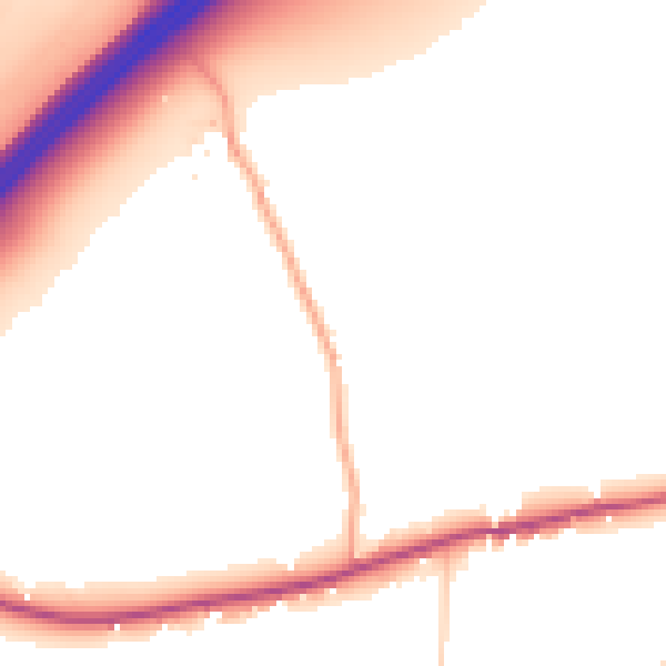 Daytime road noise heatmap for SL6 3JT