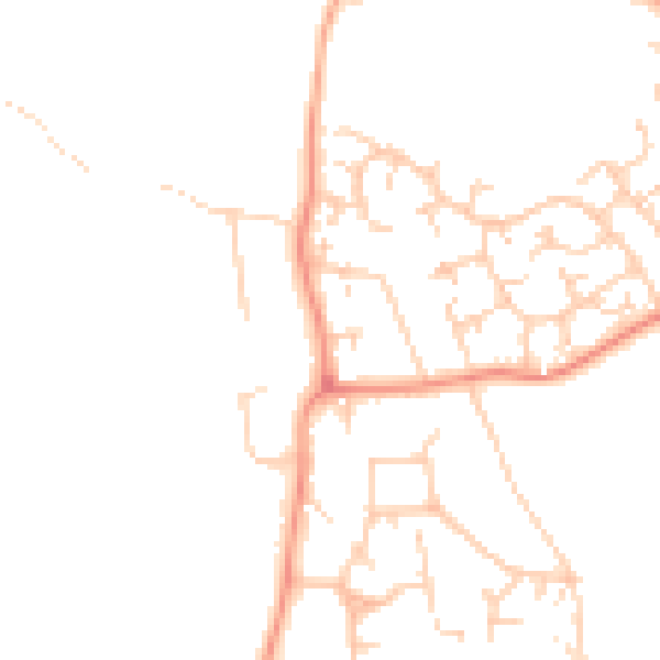 Daytime road noise heatmap for SL6 3NR