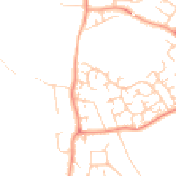Daytime road noise heatmap for SL6 3UX