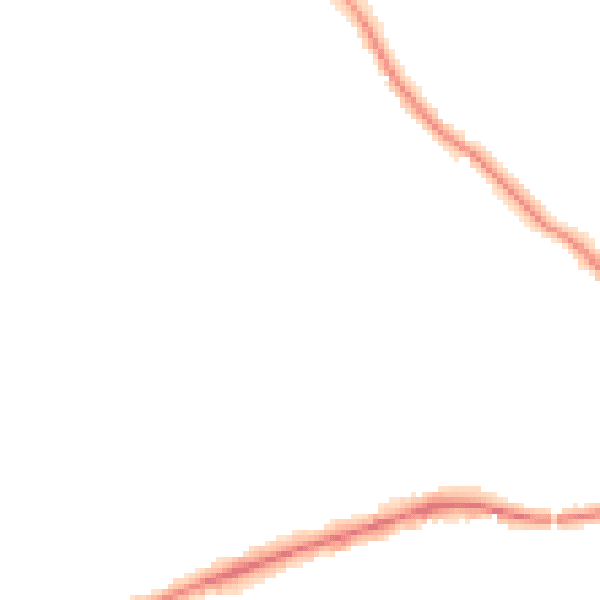 Night-time road noise heatmap for SL6 6BG