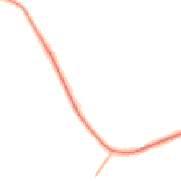 Night-time road noise heatmap for SL6 6NS