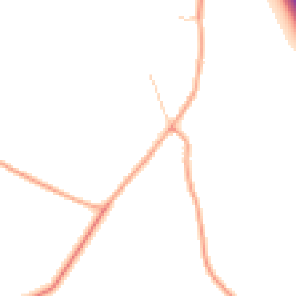 Daytime road noise heatmap for SL6 6QZ