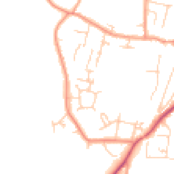Daytime road noise heatmap for SL6 9LH