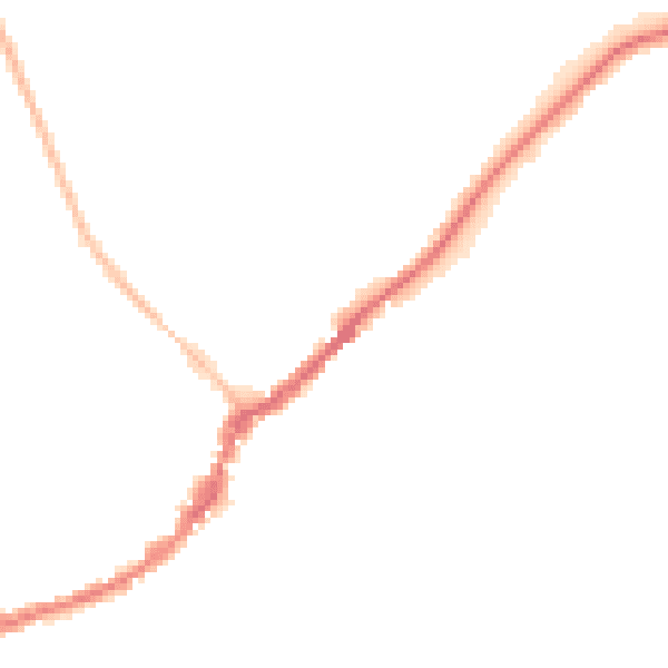 Night-time road noise heatmap for SL7 1BD