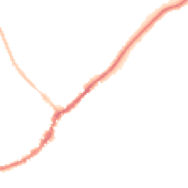Night-time road noise heatmap for SL7 1DG
