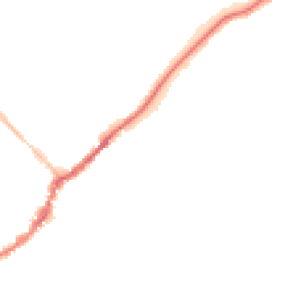 Night-time road noise heatmap for SL7 1DH