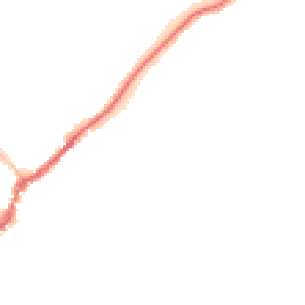Night-time road noise heatmap for SL7 1DS