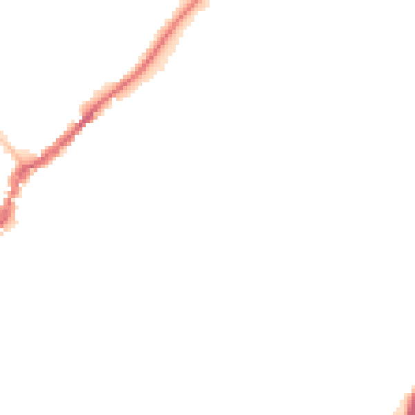 Night-time road noise heatmap for SL7 1DX