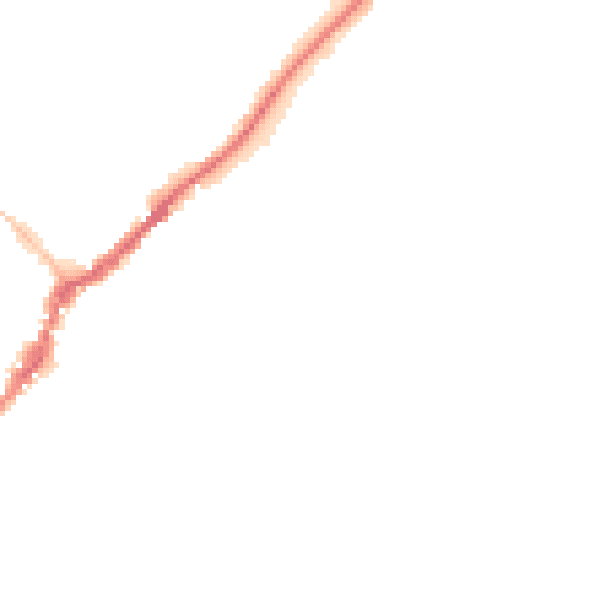 Night-time road noise heatmap for SL7 1DY