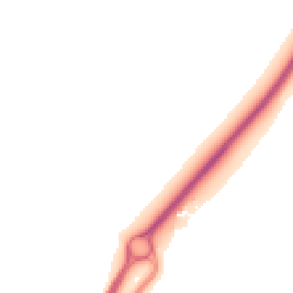 Night-time road noise heatmap for SL7 1RU