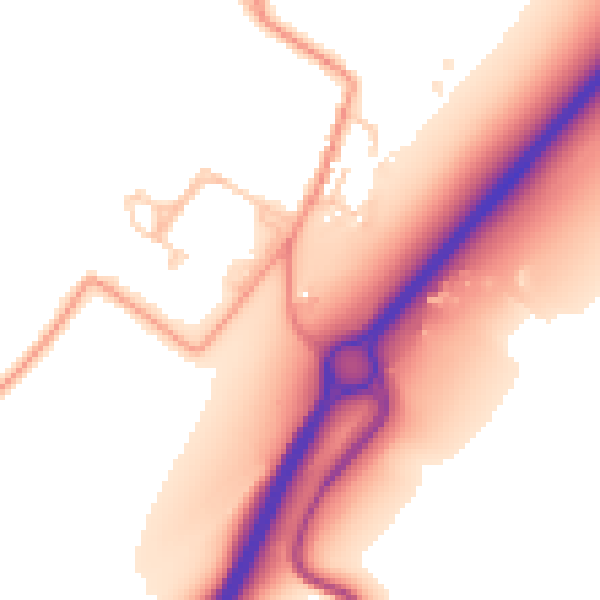 Daytime road noise heatmap for SL7 1RY