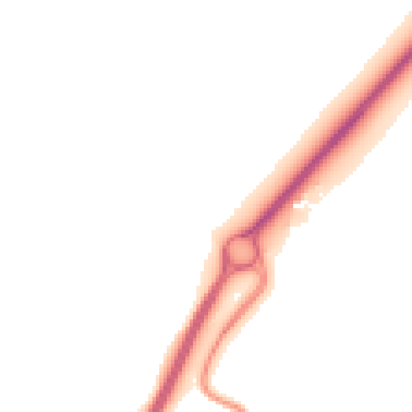 Night-time road noise heatmap for SL7 1RY