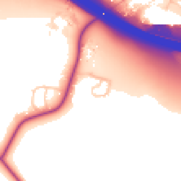 Daytime road noise heatmap for SL7 3DN