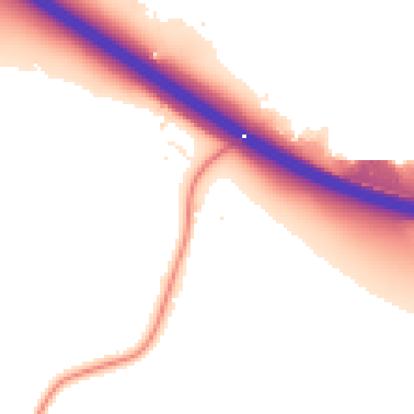Night-time road noise heatmap for SL7 3DT