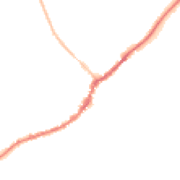 Night-time road noise heatmap for SL7 3HJ