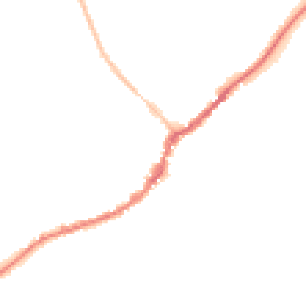 Night-time road noise heatmap for SL7 3HL