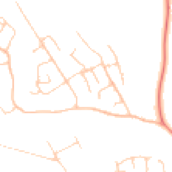 Daytime road noise heatmap for SL7 3NZ