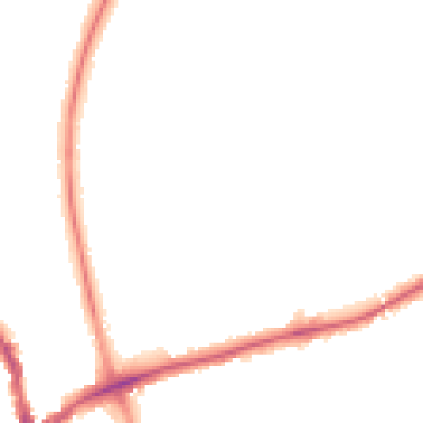 Night-time road noise heatmap for SM1 2NF