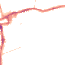 Night-time road noise heatmap for SM2 5AH
