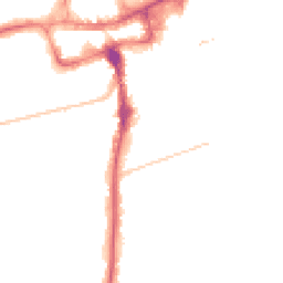 Night-time road noise heatmap for SM2 5BP