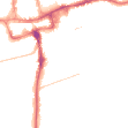 Night-time road noise heatmap for SM2 5DB