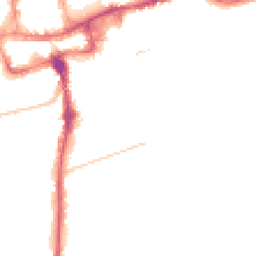 Night-time road noise heatmap for SM2 5DD