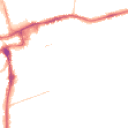Night-time road noise heatmap for SM2 5DL