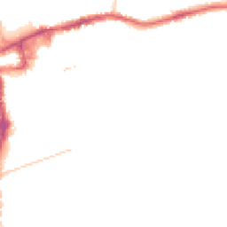 Night-time road noise heatmap for SM2 5DZ