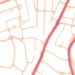Daytime road noise heatmap for SM2 5LD