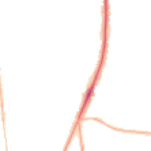 Night-time road noise heatmap for SM2 6AR