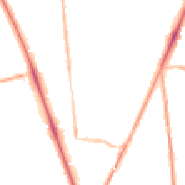 Night-time road noise heatmap for SM2 6PD