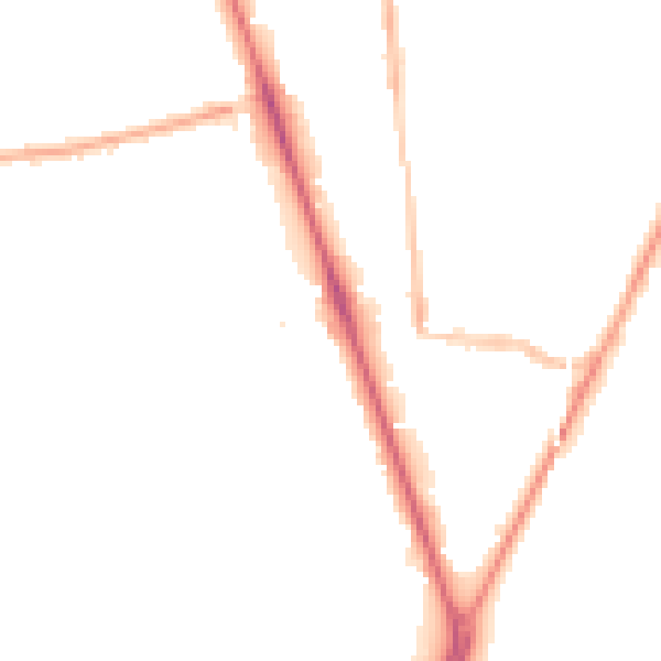 Night-time road noise heatmap for SM2 7AH