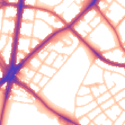 Daytime road noise heatmap for SM5 1AH