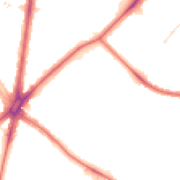 Night-time road noise heatmap for SM5 1AH