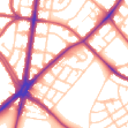 Daytime road noise heatmap for SM5 1BL
