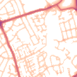 Daytime road noise heatmap for SM5 1DH