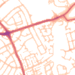 Daytime road noise heatmap for SM5 1DP