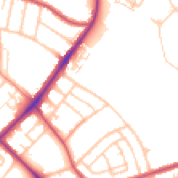 Daytime road noise heatmap for SM5 1EE