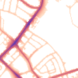 Daytime road noise heatmap for SM5 1EQ