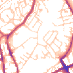 Daytime road noise heatmap for SM5 2JP