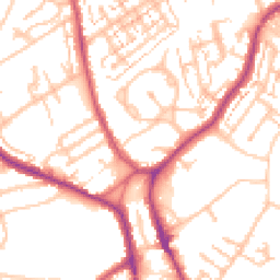Daytime road noise heatmap for SM5 2LQ