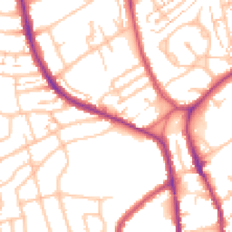 Daytime road noise heatmap for SM5 2RE