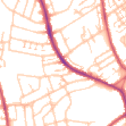 Daytime road noise heatmap for SM5 2RW